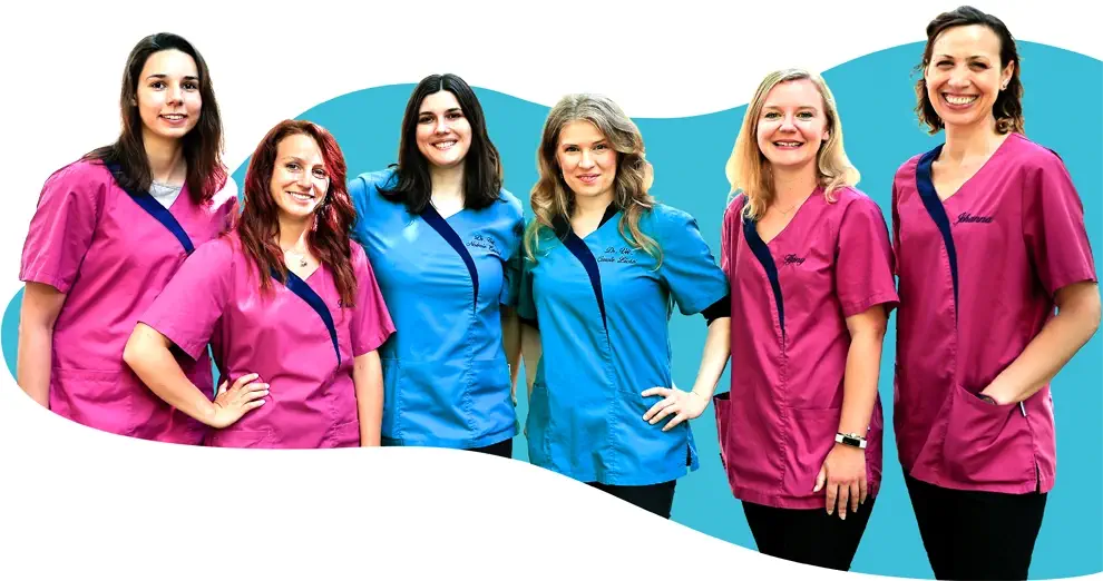 Photo de l'équipe de la clinique vétérinaire de Cronenbourg